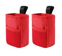 Wzxksoac Mascota Perro Adiestramiento Snacks Cebo Bolsa para Mascotas Bolsa de Entrenamiento de Obediencia Bolsa de Comida Merienda Recompensa Bolsa W-Aist Rojo