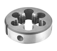 Wzxksoac Matrices de Roscado Redondo MéTrico M24, Llave de Rosca Izquierda, Soporte de Troqueladora, Artefacto de Roscado MéTrico