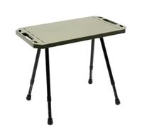 Wzxksoac Mesa de Camping Plegable de Aleación de Aluminio con Ajustable para Picnic, Ideal para Acampar en la Playa.