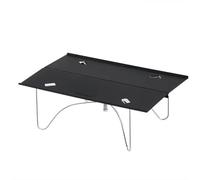 Wzxksoac Mesa de Camping Plegable Ultraligera, Se Monta en Segundos, Mesa Compacta de Aluminio para Mochileros en la Playa.
