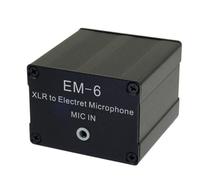 Wzxksoac Micrófono de Condensador Electret de XLR A 3,5 Mm, Cabezal de Micrófono, Amplificador, Mezclador, Tarjeta de Sonido, Convertidor de Captación.