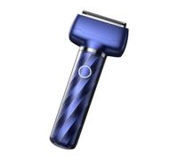 Wzxksoac Mini Afeitadora Reciprocante Recargable de 3 Cabezales Afeitadora EléCtrica PortáTil Totalmente Lavable para Hombres, Azul Real