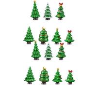 Wzxksoac Mini Árbol de Navidad de Escritorio, Adornos Artificiales para Árbol de Navidad, Decoración en Miniatura