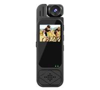 Wzxksoac Mini Cámara HD 1080P - Cámara Grabadora de Video Digital Portátil con Visión por Infrarrojos Videocámara Deportiva Compacta DV, B