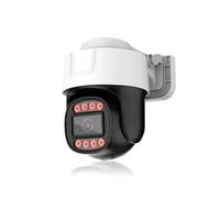 Wzxksoac Mini Cámara PTZ Infrarroja HD de 2 MP con Micrófono Incorporado, Audio y Vídeo, Cámara de Vigilancia WiFi, IP66, Resistente Al Agua para Exteriores.