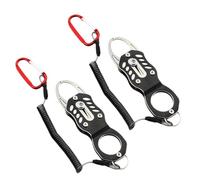 Wzxksoac Mini Controlador de Peces, Removedor de Anzuelos de Señuelo de Acero Inoxidable, Abrazadera para Peces, Señuelo Portátil, Herramienta de Pesca de Control de Peces, Negro