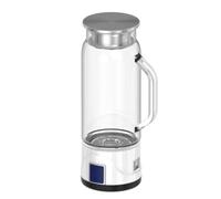 Wzxksoac Mini Generador de HidróGeno Recargable, Filtro de Agua PortáTil, Botella de Agua en HidróGeno, Ionizador, Hervidor de Agua H2 Puro