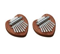 Wzxksoac Mini Kalimba Mini Piano de Pulgar Instrumento de Piano de Dedo Portátil para Principiantes de 8 Tonos D