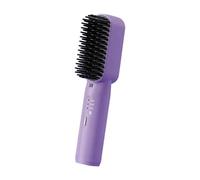 Wzxksoac Mini Planchas para el Cabello 2500MAh Peine Caliente InaláMbrico y Cepillo Alisador Aparatos para Peinar el Cabello Peine Caliente para el Hogar-A
