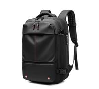 Wzxksoac Mochila de Viaje para Hombre, con Bomba de Arranque de un Solo, de Compresión Al Vacío, para Portátil, Senderismo, Negocios, Escuela, 16 Pulgadas.