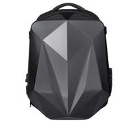 Wzxksoac Mochila RíGida para Ordenador PortáTil, Resistente Al Agua, Antirrobo, para Juegos, Negocios, para Hombres Y Mujeres, Color Negro