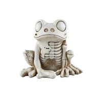 Wzxksoac Modelo de Esqueleto de Rana, Estatua de Esqueleto de Animal de Halloween, Decoración de Esqueleto de Animal Aterrador Realista, Adornos de Rana