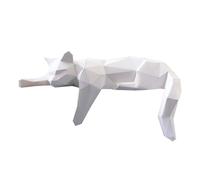 Wzxksoac Modelo de Papel de : Escultura Geométrica para Decoración de Habitaciones, Ideal para de Escritorio de Oficina, Decoración de Escritorio, Acostado.
