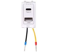 Wzxksoac Módulo de Alimentación de Doble Puerto USB Tipo C, de 220 V, 5 V, 2,1 A, Módulo de Carga para Teléfono, Transformador y Adaptador de Corriente.