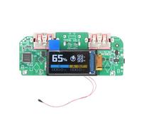 Wzxksoac Módulo de Carga Rápida de 22,5 W, Pantalla Digital TFT A Color, Placa Base para Banco de Energía Móvil de Carga Rápida para PD/QC/SCP/VOOC