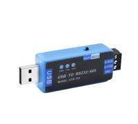 Wzxksoac Módulo de Comunicación USB A RS485/RS232, Convertidor de Línea de Puerto Serie Semidúplex Bidireccional, Convertidor de Comunicación.