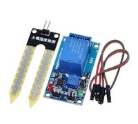 Wzxksoac Módulo de Control de Relé del Sensor de Humedad del Suelo DC 12V Riego Automático del Interruptor de Arranque de Humedad