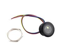 Wzxksoac Módulo de Escáner de Código de Barras Redondo GM861-LED con Iluminación de Relleno, 2D/1D, USB/UART, CC 3,3 V, Carcasa Metálica Negra