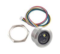 Wzxksoac Módulo de Escáner de Código de Barras Redondo GM861-LED con Iluminación de Relleno, 2D/1D, USB/UART, CC 3,3 V, Carcasa Metálica Plateada