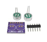 Wzxksoac Módulo de Micrófono MAX9813H, Amplificador de Micrófono, Módulo Amplificador, Doble Entrada, Ganancia Fija, Polarización Integrada, 9813 MAX9813