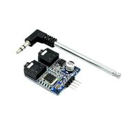 Wzxksoac MóDulo de Radio EstéReo FM TEA5767 de 76-108 MHz, Receptor de Alta Sensibilidad con Antena para Proyectos de ElectróNica y Radio DIY.