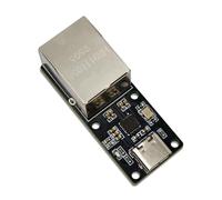 Wzxksoac MóDulo Ethernet CH397A USB-C una RJ45, Tarjeta de Red USB de 100 Mbps con Controlador de Tarjeta de Red, para Usar.