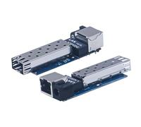 Wzxksoac Módulo Transceptor SFP con Ranura para Convertidor de Medios Mini de 1,25 G, 1 Ranura SFP, 1 Conmutador de Fibra Ethernet SFP RJ45