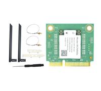 Wzxksoac Módulo WiFi NFA725 NFA765 WCN685 WIFI6E AX6000 2.4G 5G 6G Bluetooth 5.2 Mini PCIE Tarjeta WiFi Inalámbrica + Kit de Antena de 8 DB