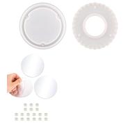 Wzxksoac Moldes de Caja de Almacenamiento, Moldes Compactos de Resina Epoxi Laciness de Silicona, Contenedor de Almacenamiento con Diseño de Tapa Magnética
