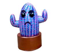 Wzxksoac Muñeca de Cactus, Cactus de Ojos Grandes, Miniatura, Adornos Únicos de Cactus para Escritorio, Decoración de Habitación C