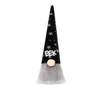 Wzxksoac Muñeco de Peluche Enano de Pie con Forma de Murciélago Sin Rostro de Halloween, Juego de Decoración de Halloween A