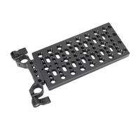 Wzxksoac Nueva Placa de Soporte para Batería con Riel de 19 mm para Divisor de Potencia de Montaje en V Lock, Accesorios para Cámara.