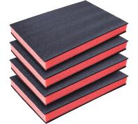 Wzxksoac Organizador Caja Herramientas Almohadillas Espuma Poliuretano Recortables para Manualidades, 16X12X1.5 Pulgada, Inserto Espuma Shadow-Foam, Kit Revestimiento Grueso para CajóN.