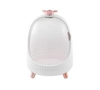 Wzxksoac Organizador de Almacenamiento de Cosméticos: Soporte para Brochas de Maquillaje, Estuche para Lápiz Labial, Estante para Productos de Cuidado de la Piel con Cajones para Tocador C
