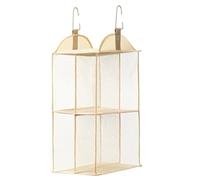 Wzxksoac Organizador de Bolsas Colgantes Ecológico - Solución de Almacenamiento Transparente y A Prueba de Polvo para Armarios. Bolsa de Almacenamiento Caqui de 2