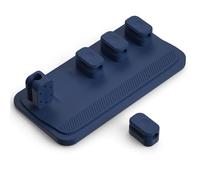 Wzxksoac Organizador de Cables Magnético de Silicona Autoadhesivo, Soporte para Cables USB, Clips Flexibles de Silicona para Escritorio, Ideal para Ratón.