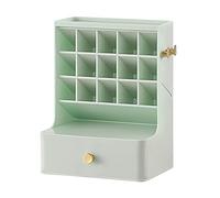 Wzxksoac Organizador de CosméTicos de Escritorio de, Caja de CosméTicos de Gran Capacidad para BañO, JoyeríA para Mujer, CajóN de LáPiz Labial, Estuche de Maquillaje C
