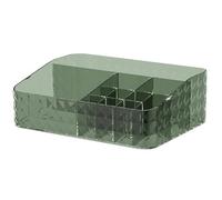 Wzxksoac Organizador de Maquillaje para Tocador, Almacenamiento de Maquillaje Apilable para Tocador, Encimera de Baño, Vitrinas de Cosméticos A