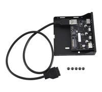 Wzxksoac Panel de BahíA de Unidad de Disquete de Escritorio USB3.0 Panel Frontal BahíA de Unidad de Disquete Bandeja de Disco Duro 19/20PIN una USB3.0
