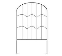 Wzxksoac Panel de Valla de Jardín con Borde de Alambre de Hierro, Decoración Alta para Paisajismo