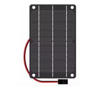 Wzxksoac Panel Solar USB Portátil, Flexible, Pequeño, Impermeable, de 5 V y 5 W, para Cargador de Batería de Teléfono.