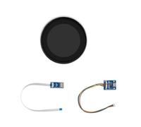 Wzxksoac Pantalla LCD TFT de 1,28 Pulgadas, Redonda, Giratoria, Táctil, con Perilla de 1,28 Pulgadas, 240 X 240 para Hogares Inteligentes.
