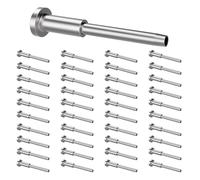 Wzxksoac Paquete de 100 Kit de Barandilla de Cable, Receptor de Acero Inoxidable T316 de 1/8 Pulgadas y Extremo de Perno Estampado para Barandilla de Cable