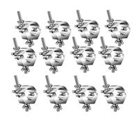 Wzxksoac Paquete de 12 Abrazaderas para Luces de Escenario Abrazaderas de Luz de ArmazóN de AleacióN de Aluminio, para Tubo/TuberíA OD 28 Mm-36 mm para Luces de Punto Par Lights