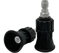 Wzxksoac Paquete de 2 Boquillas para Hidrolavadora de 40 Grados, Orificio 4.0, Protector de Boquilla con Conector Rápido de 1/4 de Pulgada.
