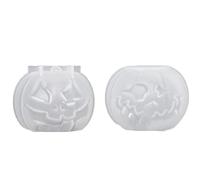 Wzxksoac Paquete de 2 Moldes para Velas de Calabaza 3D, Moldes de Silicona de Calabaza de Halloween para Epoxi, JabóN Hecho una Mano, Velas, Manualidades de FundicióN