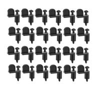 Wzxksoac Paquete de 24 Clips para Mosquiteros de 3/8 de Pulgada con Tornillos. Clips de Ventana Descentrados para Sujetar Mosquiteros de Invierno y Contraventanas.