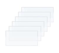 Wzxksoac Paquete de 6 Cubiertas para Lentes de Cabina de Chorro Abrasivo - Protector de Lente para Cabinas de Chorro Abrasivo de 23 X 11 Pulgadas