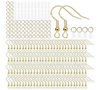 Wzxksoac para Aretes HipoalergéNicos, Alambres para Aretes, Kit de 600 Piezas para Hacer Aretes con Cierres y Anillas de Salto, B