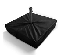 Wzxksoac para Base de Sombrilla de Patio, Resistente, Cuadrada, para Exteriores (Negra)